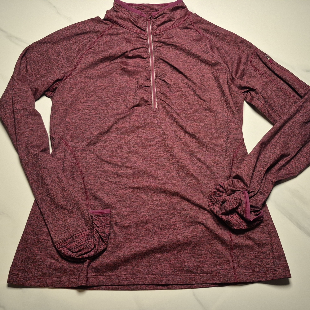 Kirkland Signature Burgundy Long Sleeve Top